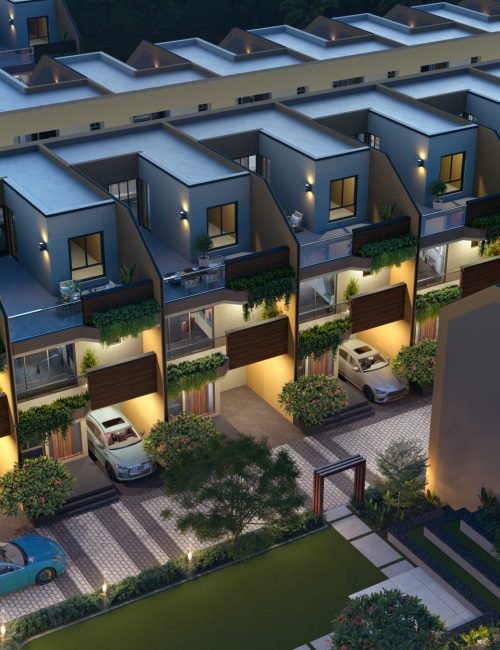 Villa Terrace Night